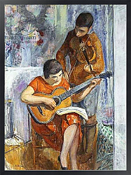 Постер Лебаск Анри The Musicians; Les musiciens, c.1930