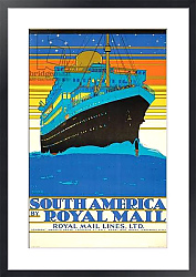 Постер Шоэсмит Кеннет Poster advertising South America by Royal Mail Lines