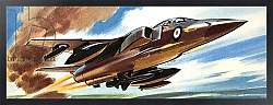 Постер Школа: Английская 20в. Unidentified jet fighter
