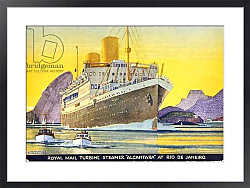 Постер Шоэсмит Кеннет Postcard depicting the Royal Mail Turbine Steamer 'Alcantara' at Rio de Janeiro, 1930s