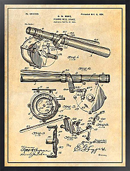 Постер Стопор катушки. Патент США 1901 г.