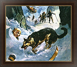 Постер МакКоннел Джеймс Rescue in the Snow
