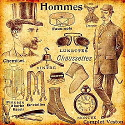 Постер Accessoires Pour Hommes