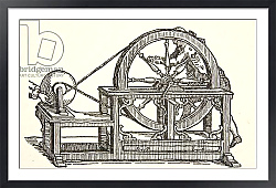 Постер Школа: Французская 18в. Электрическая машина аббата Нолле, 1746г