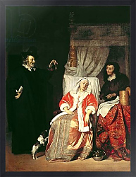 Постер Метсю Габриэль The Patient and the Doctor, 1660s