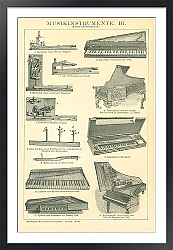Постер Музыкальные инструменты III 2