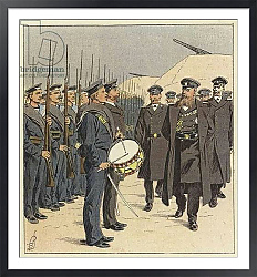 Постер Marins russes a l'inspection, a Port-Arthur