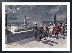 Постер Хаенен Фредерик де Terrace of the Kremlin