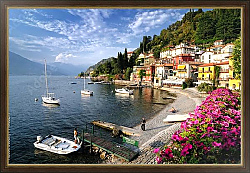Постер Италия, озеро Комо
