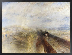 Постер Тернер Уильям (William Turner) Дождь, пар и скорость - Великая Западная Железная Дорога