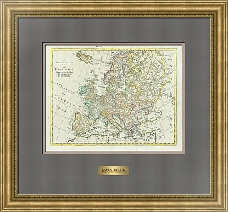 Карта Европы (оригинал), Великобритания, 1777-1779 гг