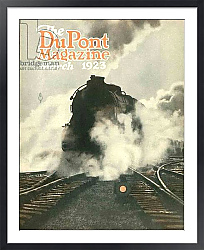 Постер Школа: Американская 20в. Train, front cover of the 'DuPont Magazine', March 1923