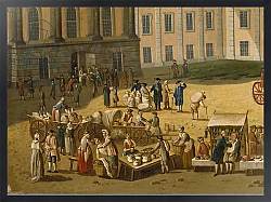 Постер Барон Карл Market in the Alter Markt, Potsdam, 1772