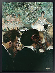 Постер Дега Эдгар (Edgar Degas) Музыканты оркестра