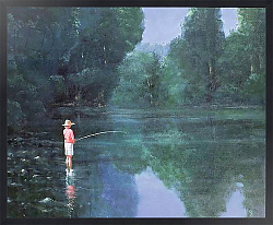 Постер Селигман Линкольн (совр) Child Fishing, 1989