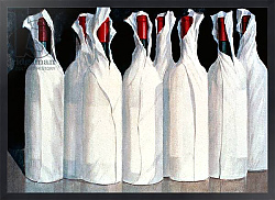 Постер Селигман Линкольн (совр) Wrapped Wine Bottles, Number 1, 1995