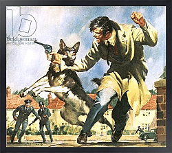 Постер МакКоннел Джеймс Alsatian police dog