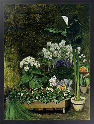 Постер Ренуар Пьер (Pierre-Auguste Renoir) Flowers in a Greenhouse, 1864