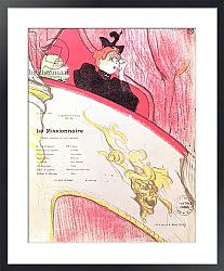 Постер Тулуз-Лотрек Анри (Henri Toulouse-Lautrec) Cover of a programme for 'Le Missionaire' at the Theatre Libre, 1893-94