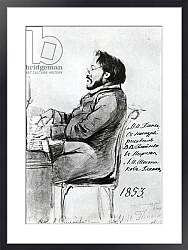 Постер Школа: Русская 19в. Mikhail Glinka, 1853