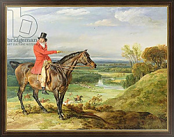 Постер Уорд Артур John Levett hunting in the Park at Wychnor, Staffordshire, 1814-18
