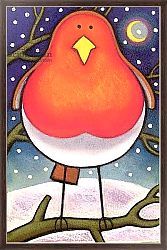 Постер Бакстер Кэти (совр) Christmas Robin, 1997