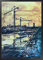Постер Букер Бренда (совр) Cranes by the Canal
