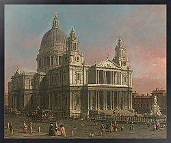 Постер Каналетто (Giovanni Antonio Canal) Собор Святого Павла 1