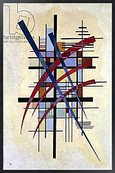 Постер Кандинский Василий Zeichen mit Begleitung, 1927