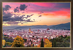 Постер Флоренция на закате.Тоскана, Италия