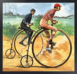 Постер Once Upon a Time... Bicycles down the ages. The Penny Farthing