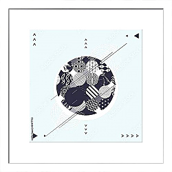 Постер Абстрактный современный геометрический элемент 3