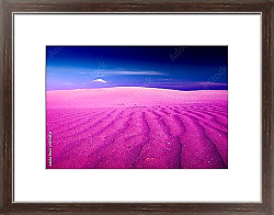 Постер Сказочная пустыня с фиолетовым песком