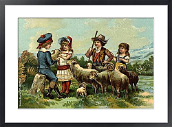 Постер Детские игры. Игра с овцами