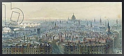 Постер Хааг Карл Panorama of London from the top of the Monument, looking west, 1848