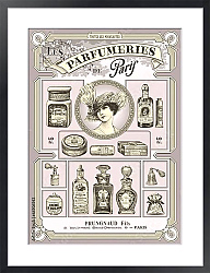 Постер Набор французских духов и косметики