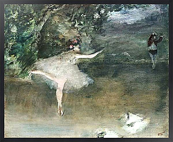 Постер Дега Эдгар (Edgar Degas) Les Pointes, c.1877-1878