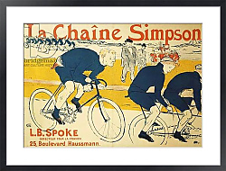 Постер Тулуз-Лотрек Анри (Henri Toulouse-Lautrec) The Simpson Chain; La Chaine Simpson, 1896