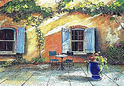 Постер Нил Тревор (совр) Shuttered Windows, Provence, France, 1999
