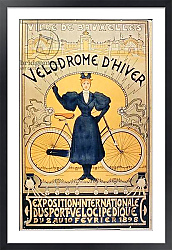 Постер 'Winter Cycle Racing Track', International Exhibition of Velocipede Sports Brussels, 2-10 February 1895