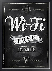 Постер Wi-fi free inside