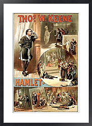 Постер Уильям Шекспир, Гамлет, плакат