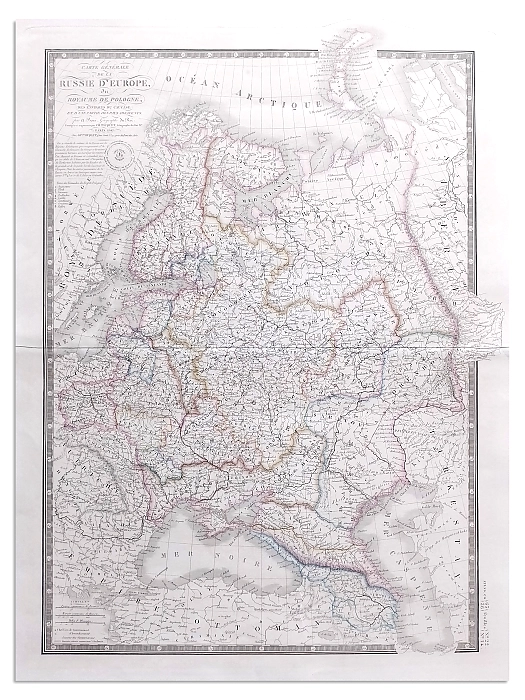 Старинная карта Европейской части Российской Империи. Дополнительное изображение