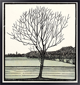 Картина в раме Голое дерево (1919)