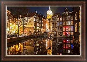 Картина в раме Голландия. Амстердам 16