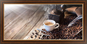 Постер Доброе утро начинается с хорошего кофе