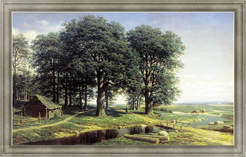 Картина на холсте Дубовая роща. 1863