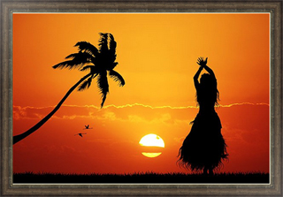 Постер Hawaiian dance
