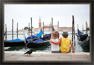 Постер на холсте Италия. Венеция. На набережной