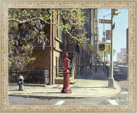 Картина в раме 91st Street at Lexington Avenue, Берроу Джулиан